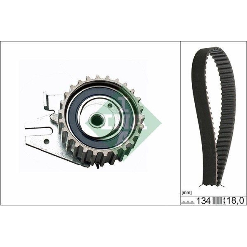 Zahnriemensatz Schaeffler Ina 530 0221 10 für Fiat Lancia