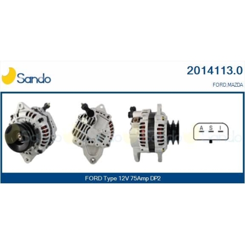 Generator Sando 2014113.0 f&uuml;r Ford Mazda