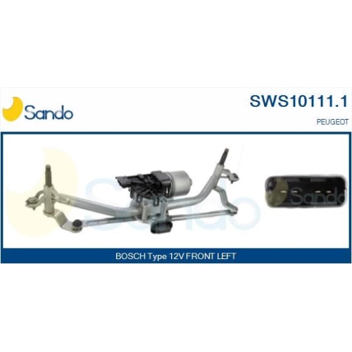 Scheibenreinigungsanlage Sando SWS10111.1 für Citroën/peugeot Vorne