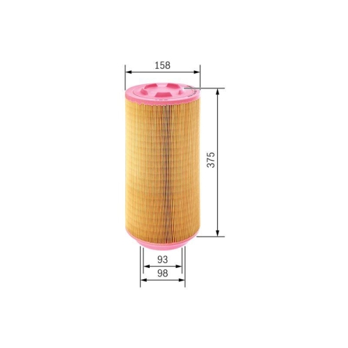 Luftfilter Bosch F026400252 f&uuml;r Aebi Mercedes Benz Mercedes Benz Nissan Renault