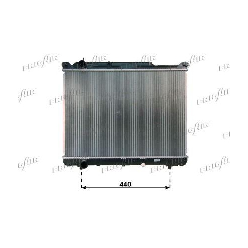 Radiator Engine Cooling Frigair 0114.3046 for Suzuki