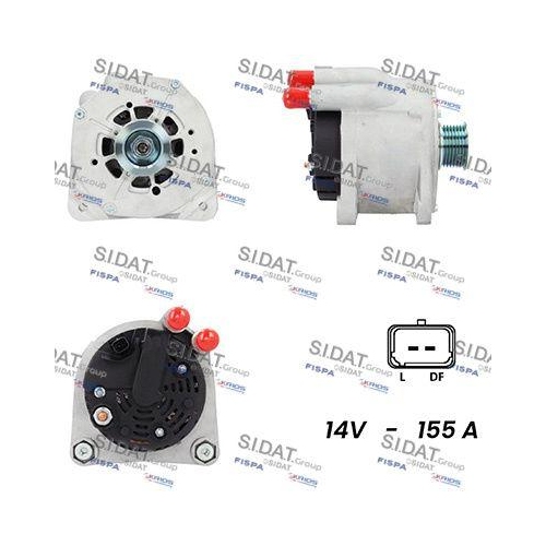 Generator Sidat A12VA0103A2 f&uuml;r Renault