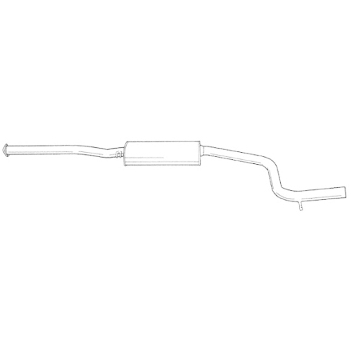 Mittelschalld&auml;mpfer Sigam 25480 f&uuml;r Ford