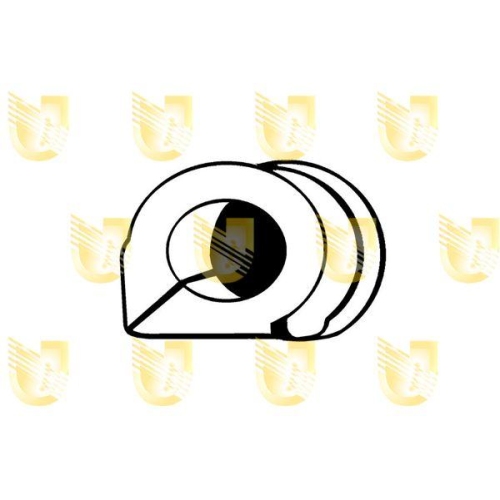 Lagerbuchse Stabilisator Unigom 391033 für Renault Vorderachse Links Innen