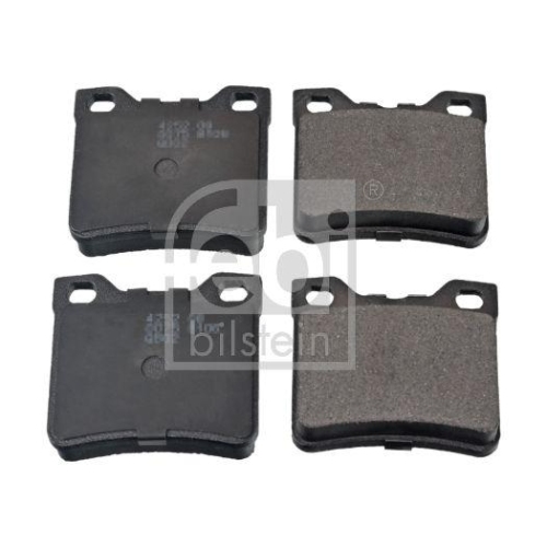 Bremsbelagsatz Scheibenbremse Febi Bilstein 16219 f&uuml;r Peugeot Hinterachse