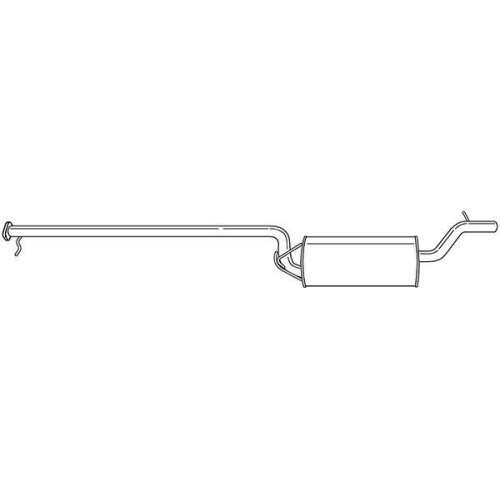 Mittelschalld&auml;mpfer Sigam 25498 f&uuml;r Ford
