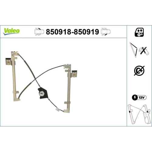 Fensterheber Valeo 850918 f&uuml;r Alfa Romeo Vorne Links