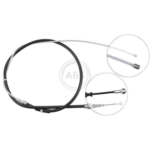 Seilzug Feststellbremse A.b.s. K13396 f&uuml;r Skoda Vag Hinten Links Hinten Rechts