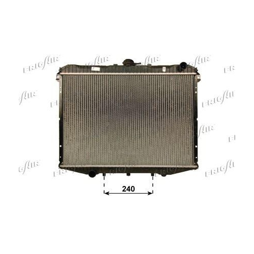 Kühler Motorkühlung Frigair 0121.3065 für Ford Nissan