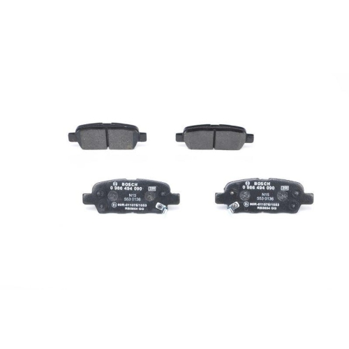 Bremsbelagsatz Scheibenbremse Bosch 0986494090 für Nissan Renault Suzuki