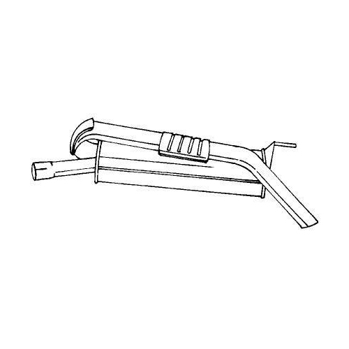 Endschalldämpfer Sigam 13633 für Fiat Lancia