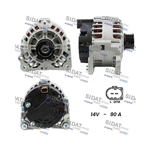 Generator Sidat A12VA0131A2 f&uuml;r Audi Seat Skoda VW Vag