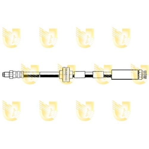 Bremsschlauch Unigom 377763 f&uuml;r Fiat Ford Lancia Vorne