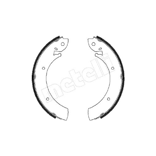 Bremsbackensatz Metelli 53-0342 f&uuml;r Ford Mercedes Benz Mercedes Benz Hinterachse