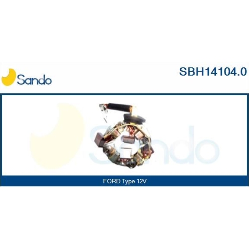 Halter Kohleb&uuml;rsten Sando SBH14104.0 f&uuml;r Ford Ika