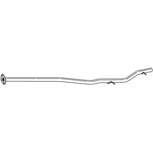 Abgasrohr Sigam 25517 f&uuml;r Ford Mitte
