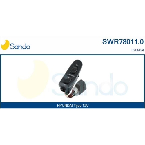 Schalter Fensterheber Sando SWR78011.0 für Hyundai Fahrerseitig