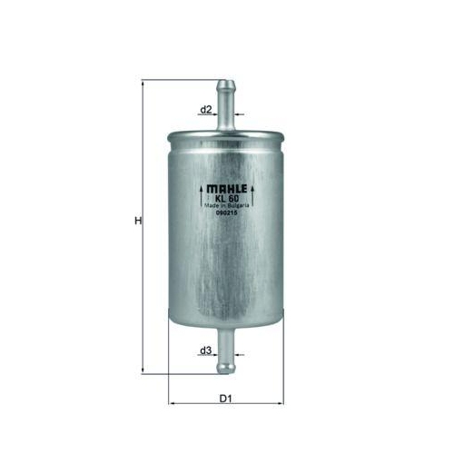 Kraftstofffilter Mahle KL 60 f&uuml;r Audi Seat Skoda VW Kayser Cupra