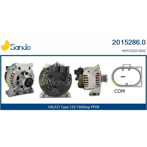 Generator Sando 2015286.0 f&uuml;r Mercedes Benz Mercedes Benz Mercedes Benz