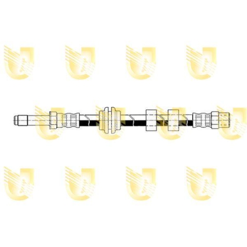 Bremsschlauch Unigom 379955 f&uuml;r Seat VW Vorne