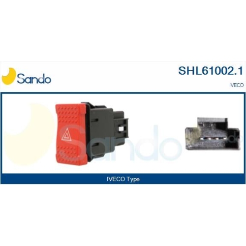 Warnblinkschalter Sando SHL61002.1 für Iveco