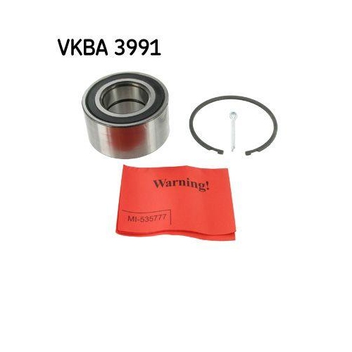 Radlagersatz Skf VKBA 3991 f&uuml;r Nissan Renault Vorderachse