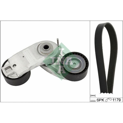 Keilrippenriemensatz Schaeffler Ina 529 0569 10 f&uuml;r Ford