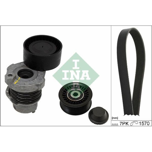 Keilrippenriemensatz Schaeffler Ina 529 0187 10 f&uuml;r Nissan Renault Dacia