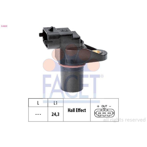 Sensor Nockenwellenposition Facet 9.0459 Made In Italy - Oe Equivalent f&uuml;r Jeep