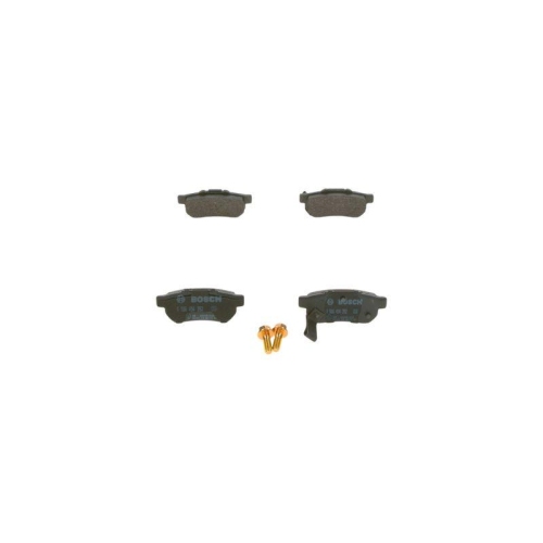 Bremsbelagsatz Scheibenbremse Bosch 0986494392 f&uuml;r Honda Mazda Hinterachse