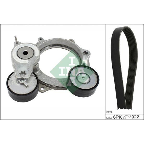 Keilrippenriemensatz Schaeffler Ina 529 0574 10 f&uuml;r Audi Seat Skoda VW