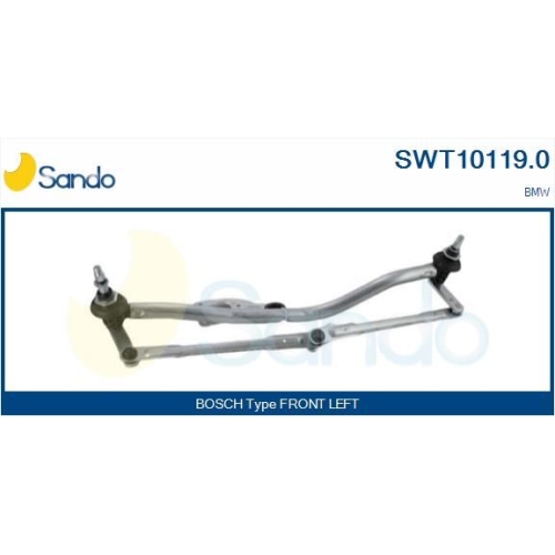 Wischergestänge Sando SWT10119.0 für Bmw Steyr Vorne