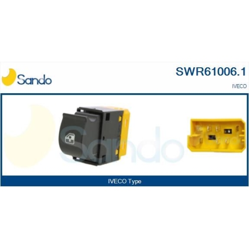 Schalter Fensterheber Sando SWR61006.1 für Iveco