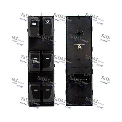Schalter Fensterheber Sidat 5.145874A2 f&uuml;r Hyundai Kia Vorne Links