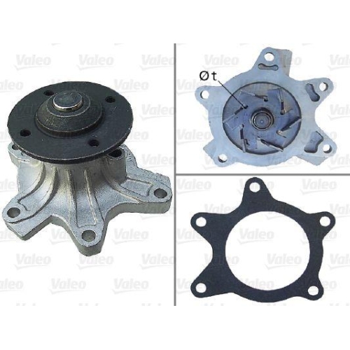 Wasserpumpe Motorkühlung Valeo 506907 für Toyota Mini
