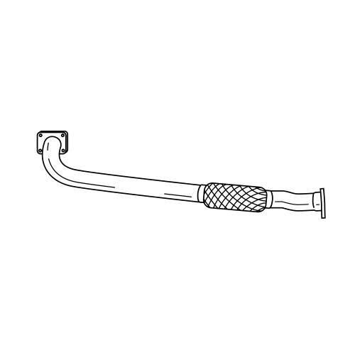 Abgasrohr Sigam 16139 für Lancia Vorne
