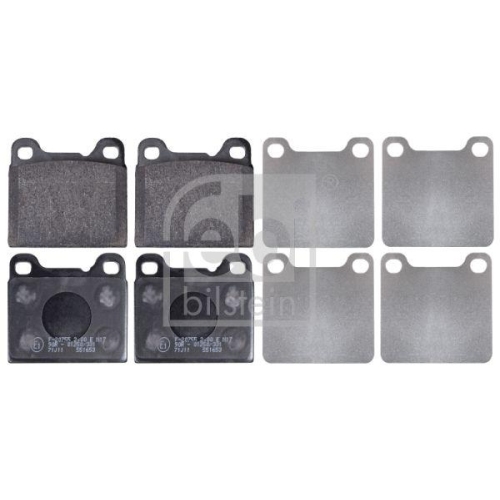 Bremsbelagsatz Scheibenbremse Febi Bilstein 16231 f&uuml;r Volvo Hinterachse