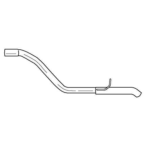Abgasrohr Sigam 25741 f&uuml;r Ford Hinten