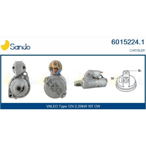 Starter Sando 6015224.1 f&uuml;r Chrysler