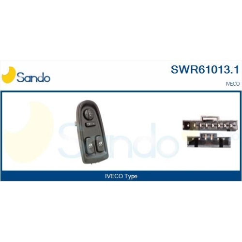 Schalter Fensterheber Sando SWR61013.1 für Fiat Iveco