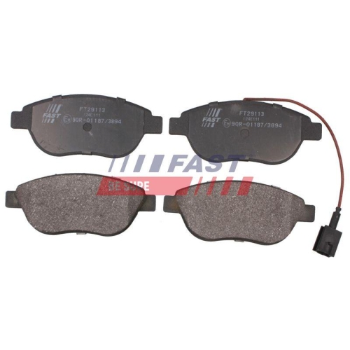 Bremsbelagsatz Scheibenbremse Fast FT29113 f&uuml;r Fiat Citro&euml;n Lancia Abarth