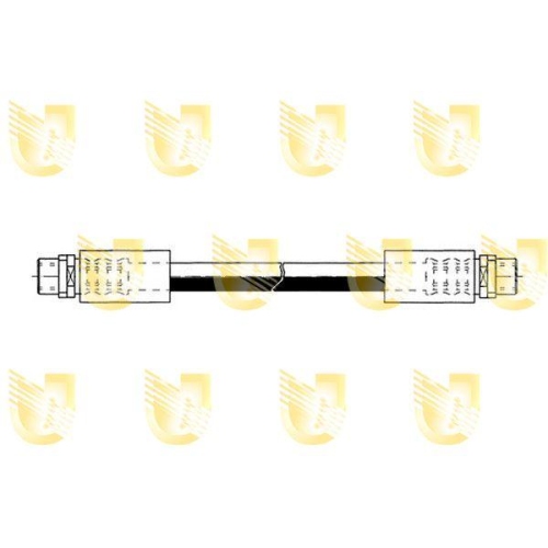 Bremsschlauch Unigom 377322 f&uuml;r Audi VW Vorne