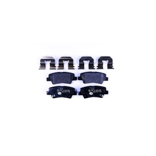 Bremsbelagsatz Scheibenbremse Hella 8DB 355 019-981 f&uuml;r Ssangyong Hyundai Kia