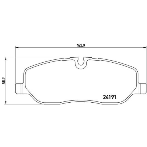 Bremsbelagsatz Scheibenbremse Brembo P44014 Prime Line f&uuml;r Land Rover