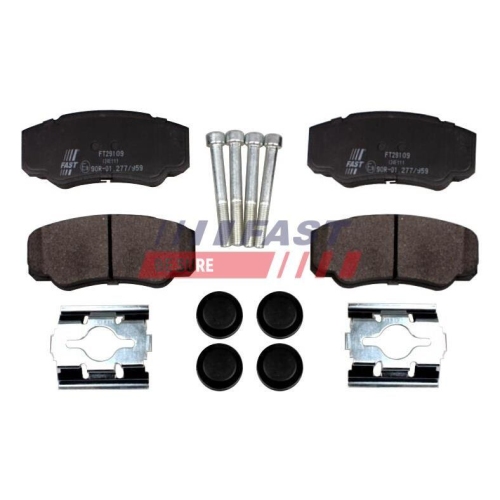 Bremsbelagsatz Scheibenbremse Fast FT29109 f&uuml;r Citro&euml;n Peugeot Fiat Hinterachse