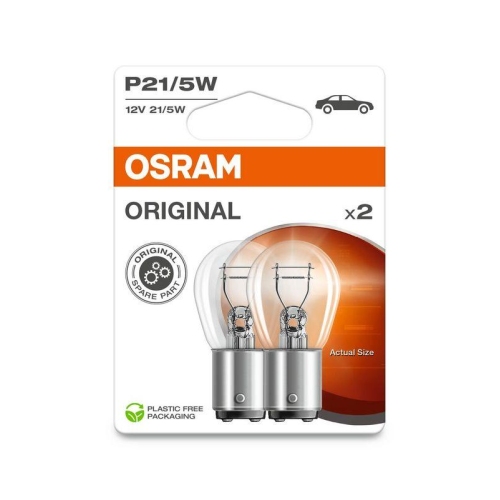 Gl&uuml;hlampe Blinkleuchte Ams-osram 7528-2BL Original f&uuml;r Hinten Vorne