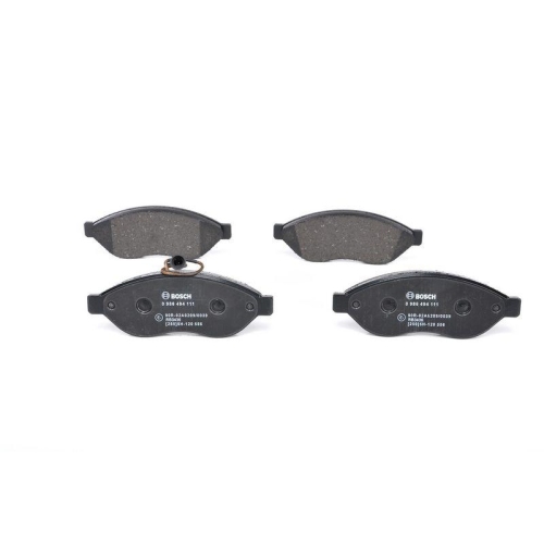 Bremsbelagsatz Scheibenbremse Bosch 0986494111 f&uuml;r Alfa Romeo Citro&euml;n Fiat