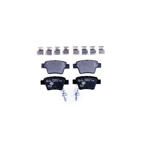 Bremsbelagsatz Scheibenbremse Hella 8DB 355 013-851 f&uuml;r Citro&euml;n Peugeot