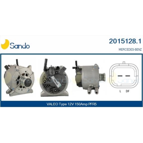 Generator Sando 2015128.1 f&uuml;r Mercedes Benz Mercedes Benz Mercedes Benz
