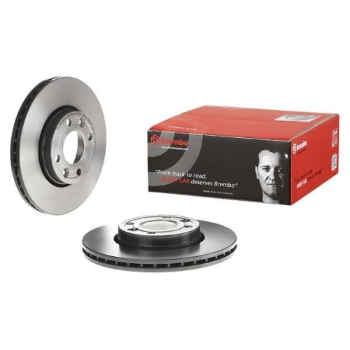 2X Brembo Bremsscheibe Prime Line - Uv Coated für Lada Mercedes Benz